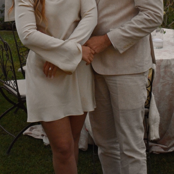 Reformation Pike Satin Dress - Picture 2 of 4